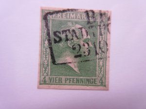 German States PRUSSIA Scott 9 XF+ USED Lot11 Cat $32.50