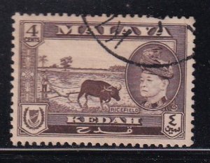 Malaya Kedah 1957 Sc 85 4c Used