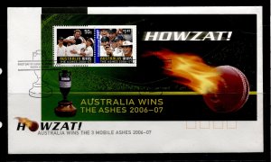 Australia #FDC Ashes win 2006-07 Issue