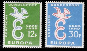 Saar 317 - 318 MNH
