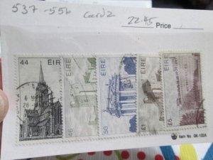 Ireland #537-556 used set 2022 SCV = $22.45