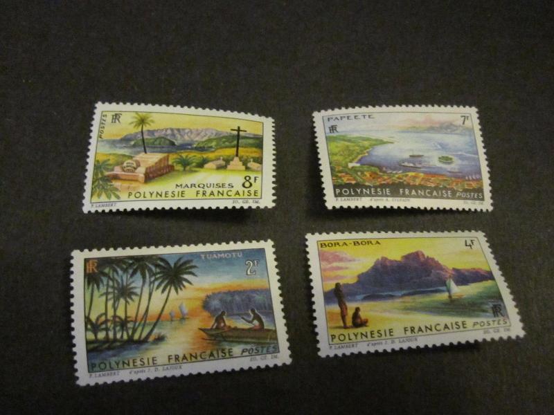 French Polynesia #211-14  Mint Hinged - WDWPhilatelic