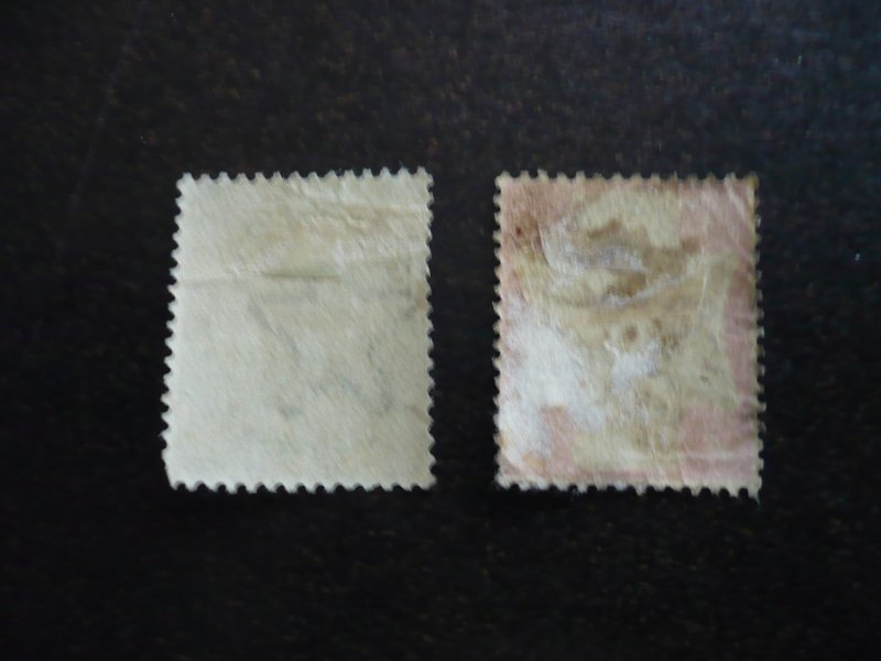 Stamps - India - Scott# 48-49 - Used Part Set of 2 Stamps