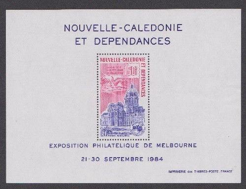 New Caledonia 1984 Melbourne Stamp Expo souvenir sheet MNH C200a