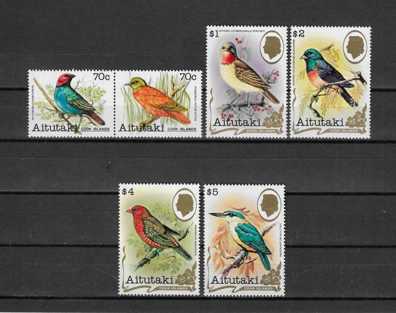AITUTAKI 1981/2 SG 317/352 MNH