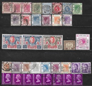 COLLECTION LOT OF 36 HONG KONG 1882+ STAMPS CLEARANCE