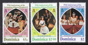 Dominica 570-572 MNH VF