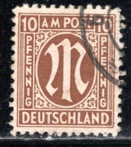 Germany AM Post Scott # 3N7a, used