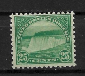 1931 Sc699 25¢ Niagara Falls MH