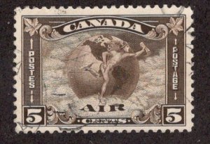 Canada #C2 Five Cent Airmail Used *Minor Fault* ~jm-1497