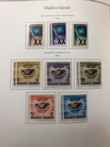 MALDIVE ISLANDS – BEAUTIFUL MINT COLLECTION IN 2 PALO ALBUMS – 421792