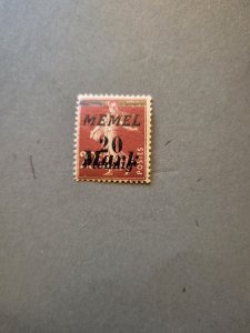 Stamps Memel Scott #54 nh