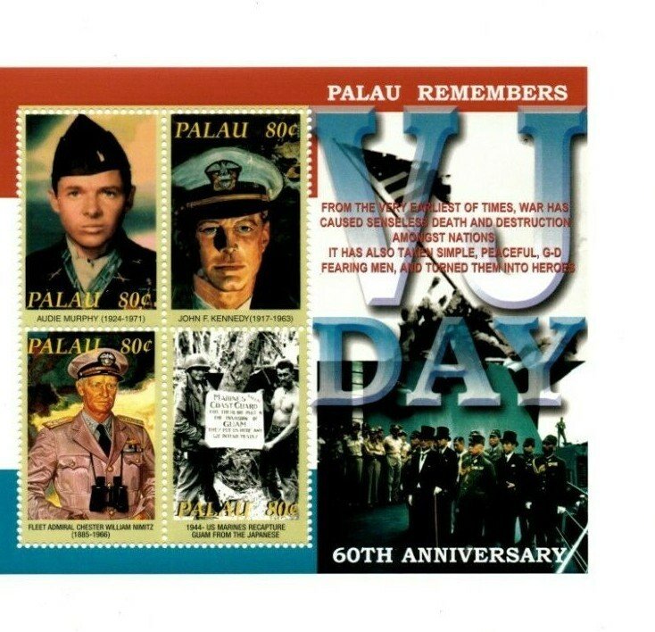 Palau - 2005 - VJ Day - Sheet of Four - MNH