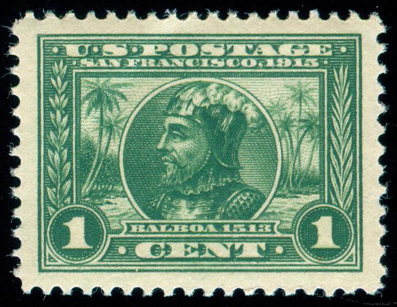 MOMEN: US STAMPS #397 MINT OG NH PSE GRADED CERT XF-SUP 95J