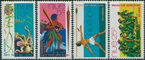 Niue 1972 SG166-169 Arts Festival set MLH