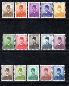 INDONESIA SC# 387-400 FVF/MOG