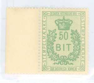 Danish West Indies (& U.S. Virgin Islands) #R2 Mint (NH) Single