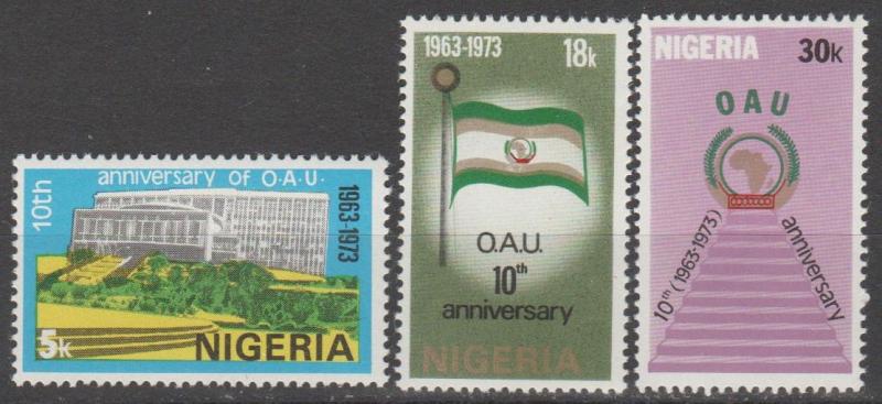 Nigeria #308-10  MNH F-VF  (SU1176)