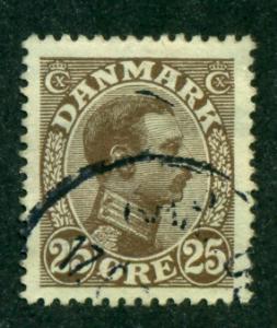 Denmark 1913 #106 U SCV(2018)=$0.50