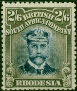 Rhodesia 1913 2s6d Deep Blue & Grey SG249 Fine MM (3)