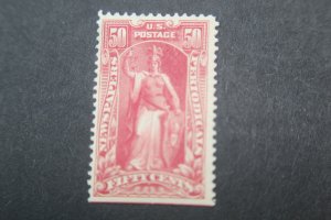 US NEWSPAPER STAMP - PR119 MINT HINGED STRAIGHT EDGE
