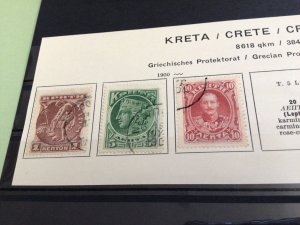 Crete 1900-1905  mounted mint or used postage Stamps Ref 64880 