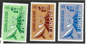 Gibraltar; Scott 382-384; 1979;  Unused; NH; Complete Set