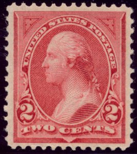 US 249 2c 1894 George Washington type I carmine lake VF NH PSAG cert