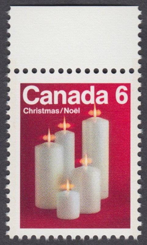 Canada - #606pi Christmas - Candles, GT2 Tagged - MNH