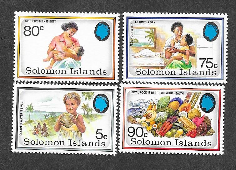 Solomon Islands 690-693 Mint NH MNH!