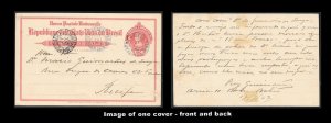 BRAZIL (115+ Pcs) Very Old Postal Stationery Collection c1880s to 1930s