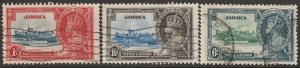 Jamaica 109-111 partial set used