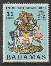 1973 Bahamas - Sc 349 - MH VF - 1 single - Coat of Arms