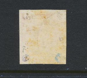 RHODESIA 1899, 1d IMPERF SHESHEKE CDS, VF USED (SIGNED) SG#77 SCARCE ITEM