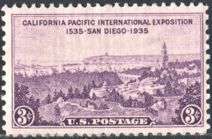 SC#773 3¢ California-Pacific Exposition (1935) MNH