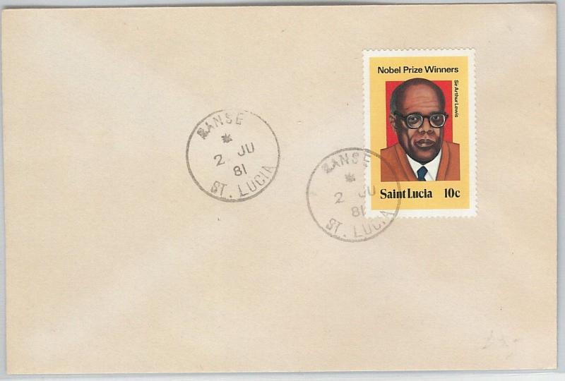 62311  -  ST LUCIA - POSTAL HISTORY -   COVER 1981: SANSE