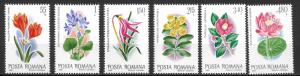 Romania 2950-55 Flowers set MNH