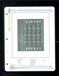 2008 White Ace U.S Commemorative Issue Plate Block Stamp Supplement Pages PB-60s