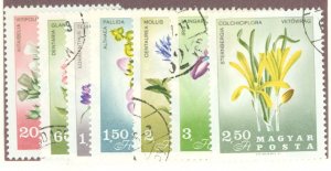 Hungary #1811-1817  Single (Complete Set) (Flora) (Flowers)