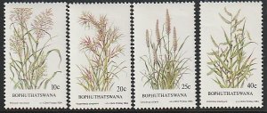 1984 South Africa - Bophuthatswana - Sc 116-9 - MNH VF - 4 singles - Grasses