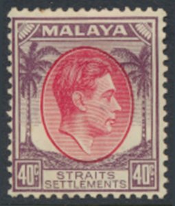 Straits Settlements SG 288  SC# 248 MH  see details & scans    