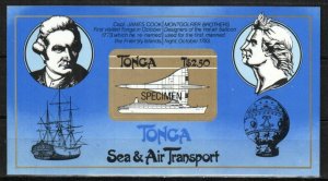 Tonga Stamp 536  - Sea & air transport