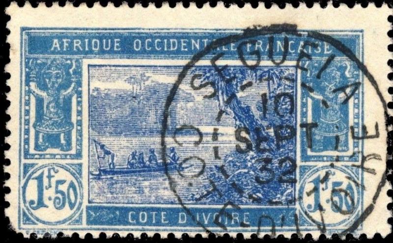 CÔTE-D'IVOIRE - 1932 - CAD SEGUELA / COTE-D'IVOIRE SUR N°82