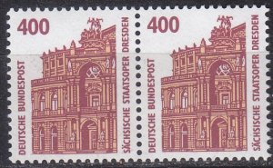 GERMANY BUND [1991] MiNr 1562 ( **/mnh ) [01] Sehenswürdigkeiten 2er