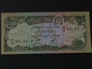 ​AFGHANISTAN-1979 BANK OF AFGHANISTAN$10 AFGHANIS-UN-CIRCULATED-VERY FINE