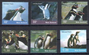 2001 New Zealand, Penguins - # 1887/92 - MNH**