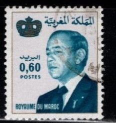 Morocco - #514 King hassan II - Used