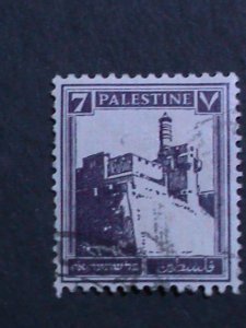 ​PALESTINE-1927-SC# 70  CITADEL OF JERUSALEM-USED FANCY CANCEL  96 YEARS OLD