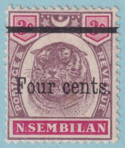 MALAYA - NEGRI SEMBILAN 19  MINT HINGED OG * NO FAULTS VERY FINE! - LKH