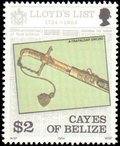 Belize - Cayes of Belize #10-13, Complete Set(4), 1984, Never Hinged